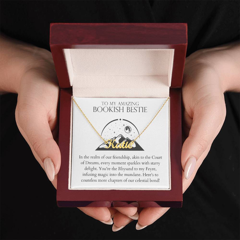 Bookish Bestie - Infusing Magic Into the Mundane Personalized Name Necklace