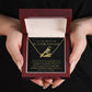 May The Odds Be In Ever Your Favour - Navigate Life's Challenges With Shared Courage Personalized Name Necklace