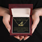 May The Odds Be Ever In Your Favour - Conquers Life's Challenges With Grace Personalized Name Necklace