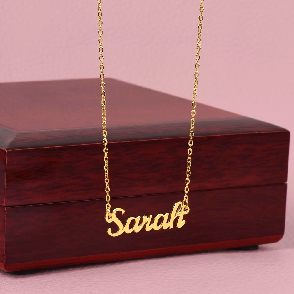 Happy Mother's Day - Fictional Worlds That Are Less Complicated Than Adulting Name Necklace