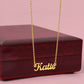 Happy Mother's Day - Another Year of Literary Adventures Name Necklace