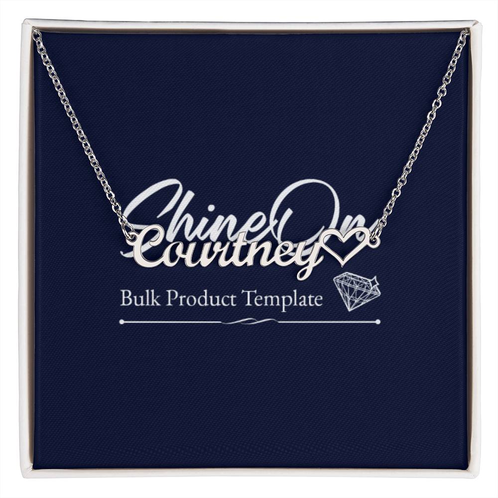 Heart Name Necklace