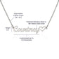 Lurve™ To Mom - Everlasting Bond, Heart, Tied To You Heart Name Necklace