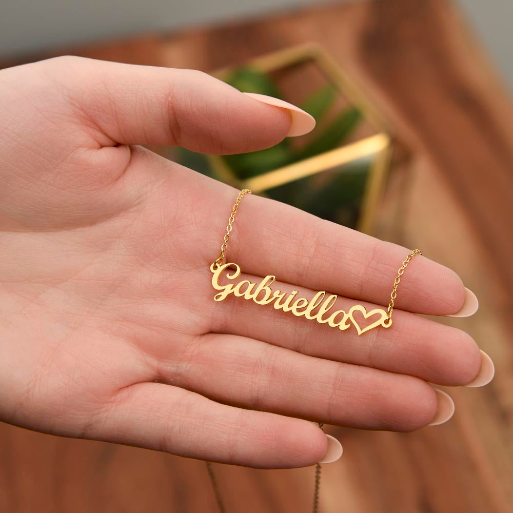 Lurve™ Future Mother In Law - Extraordinary Woman, Grateful Heart Name Necklace