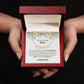Lurve™ To Mom - Everlasting Bond, Heart, Tied To You Heart Name Necklace