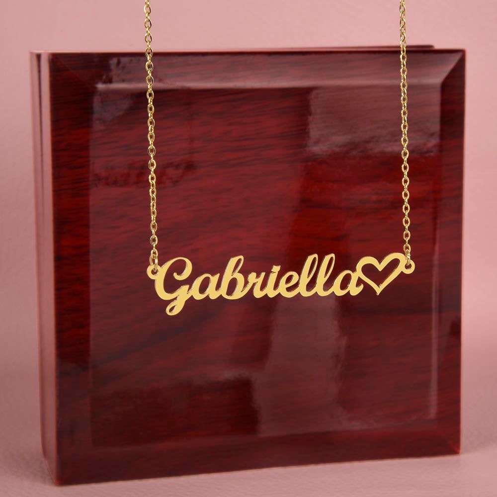 Lurve™ Future Mother In Law - Extraordinary Woman, Grateful Heart Name Necklace