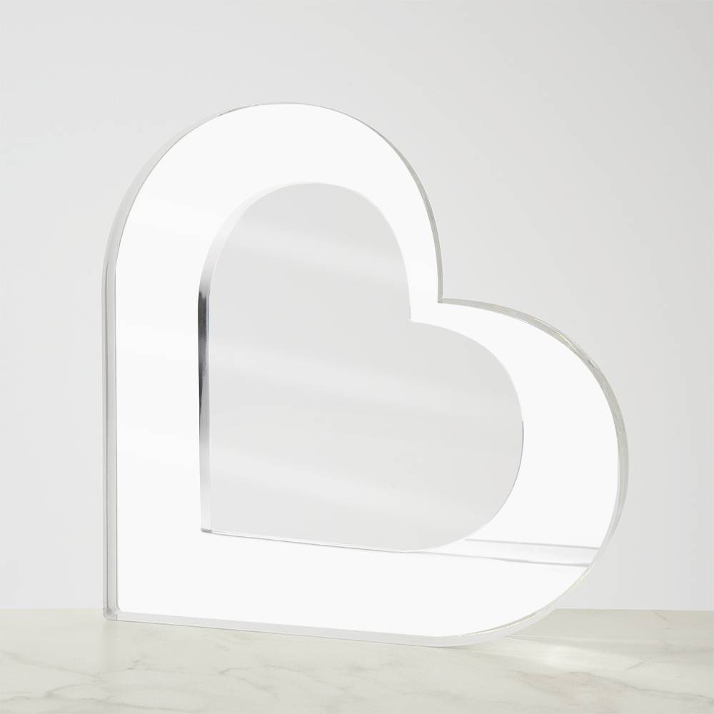 Acrylic Heart Plaque