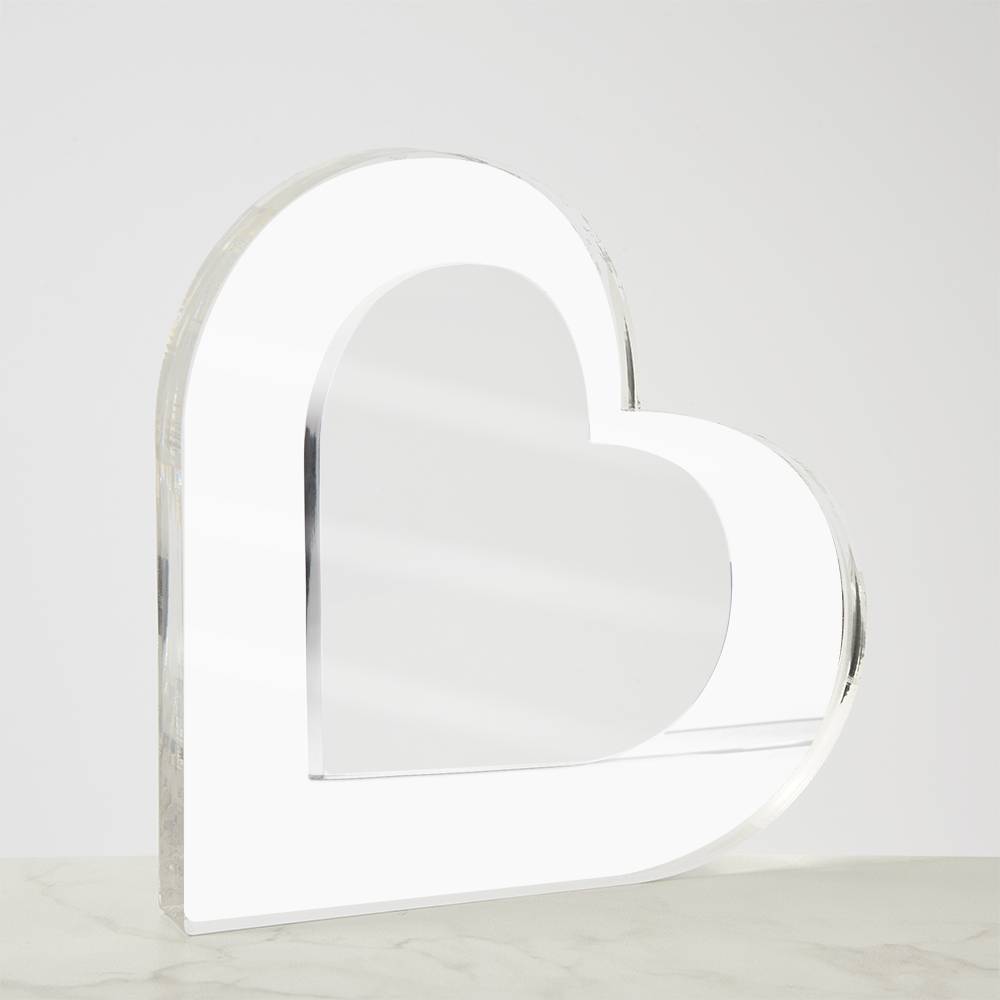 Acrylic Heart Plaque