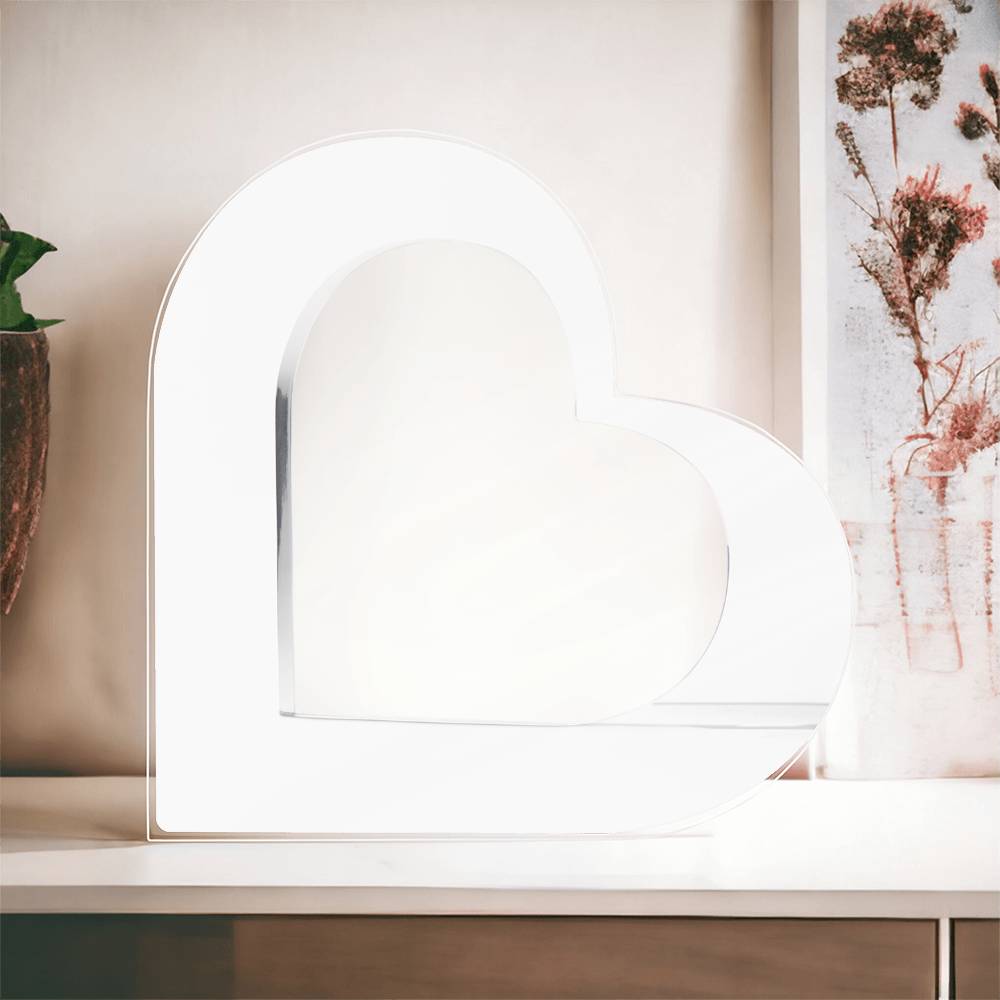 Acrylic Heart Plaque