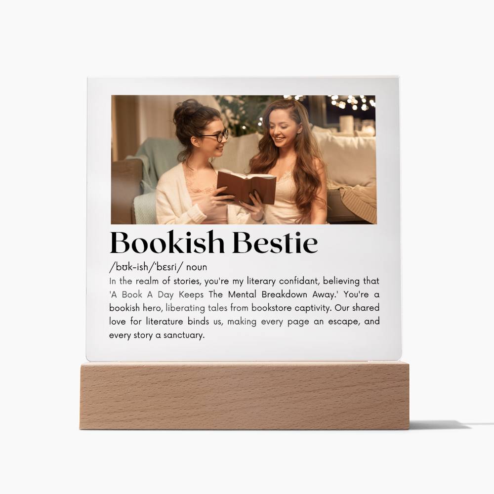 Bookish Bestie - Bookish Hero Acrylic Square