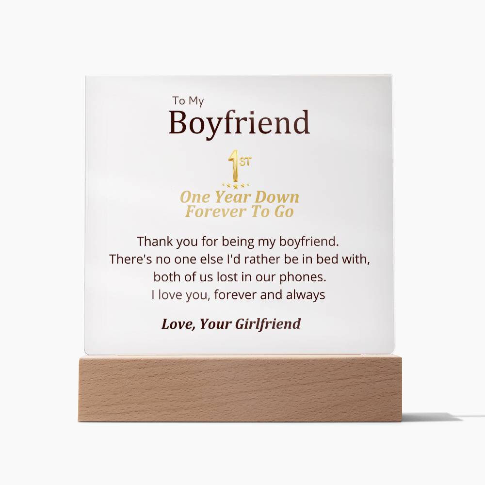 Boyfriend - No One Else Square Acrylic Plaque
