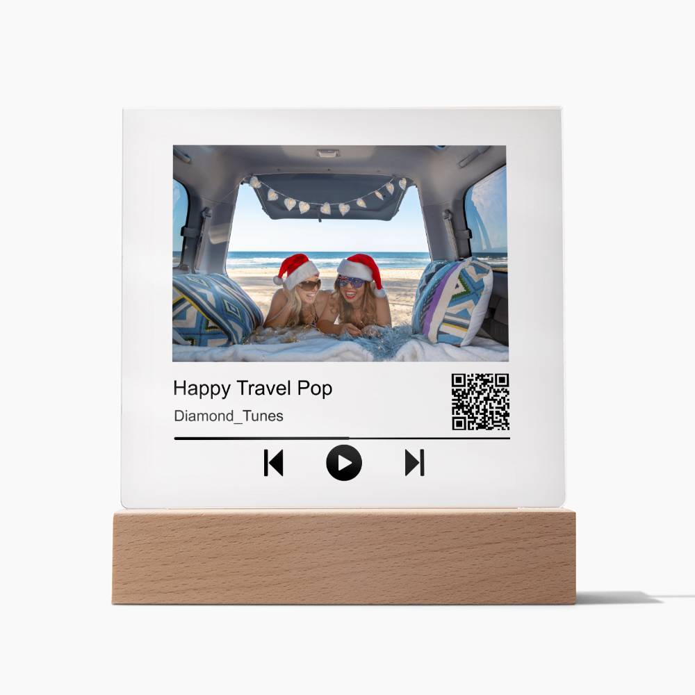 Christmas Girls Trip No Name Square Acrylic Plaque