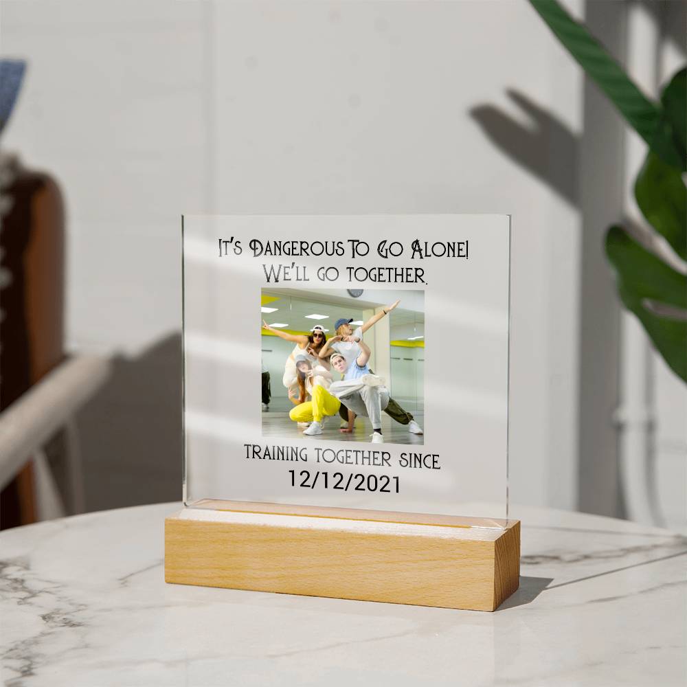 Best Friends Dancing Training Acrylic Square