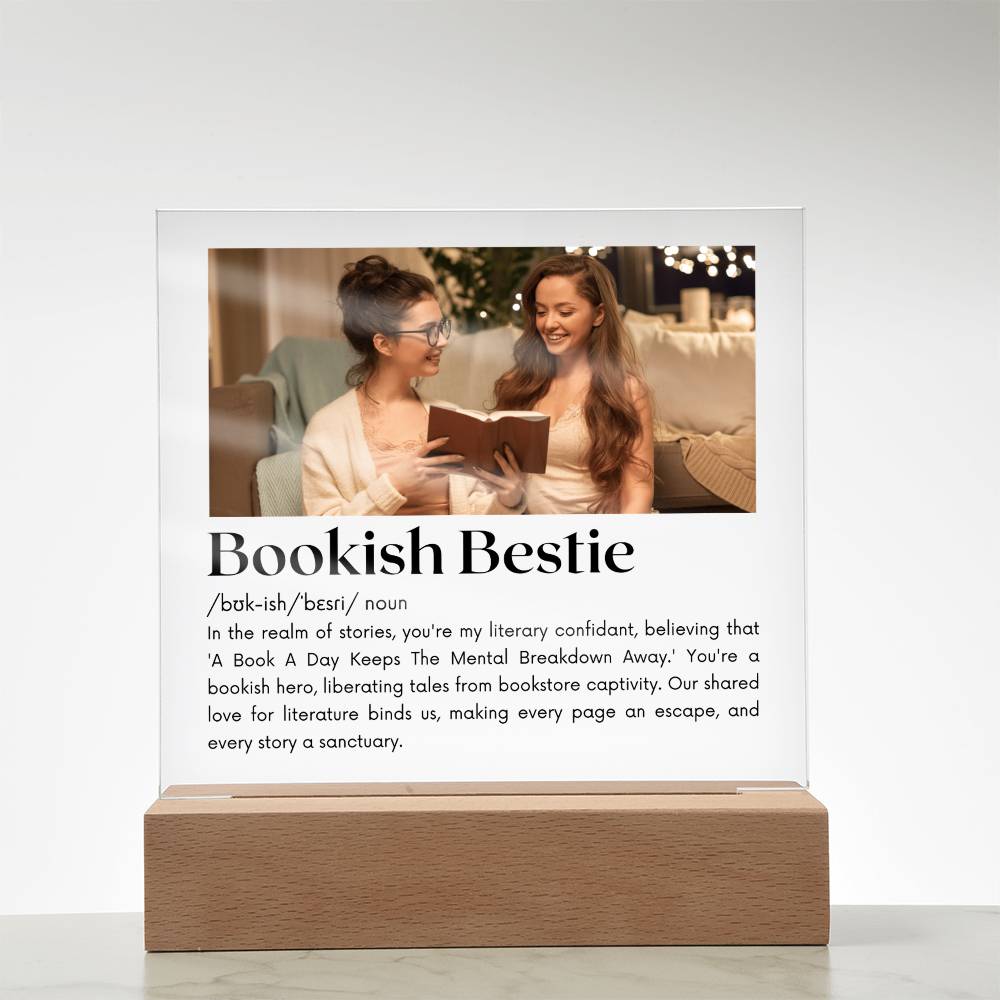 Bookish Bestie - Bookish Hero Acrylic Square