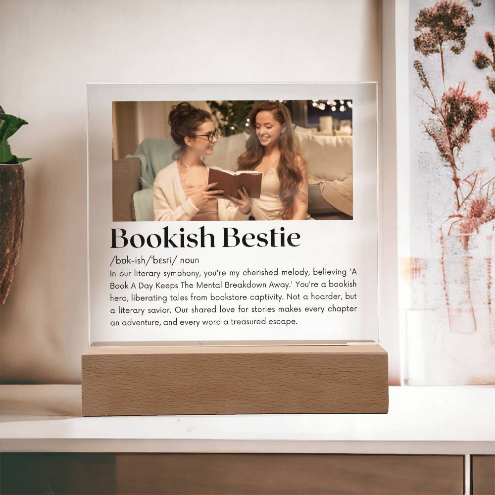 Bookish Bestie - A Literary Savior Acrylic Square
