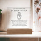 May The Odds Be Ever In Your Favour - Rise Resilient, A Victor Acrylic Square