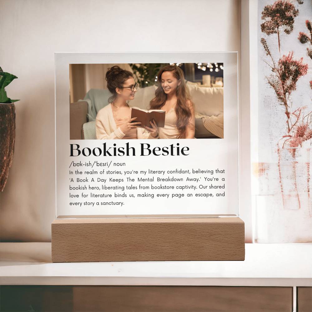 Bookish Bestie - Bookish Hero Acrylic Square