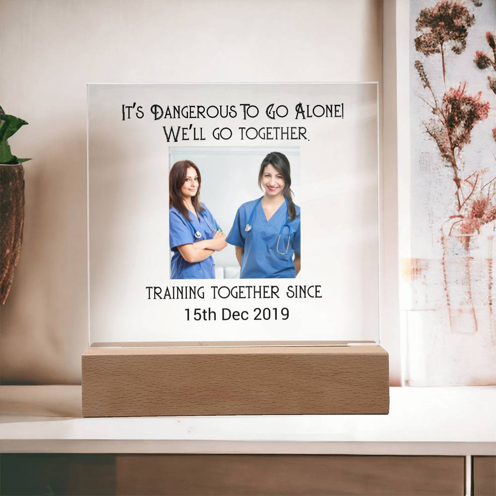 Best Friends Nurse Training Acrylic Square