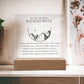 Bookish Bestie - Countless Chapters of Our Celestial Bond Acrylic Square