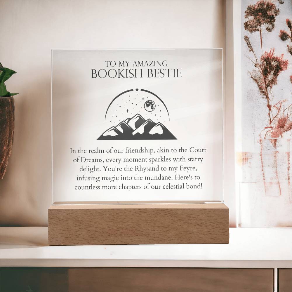 Bookish Bestie - Infusing Magic Into the Mundane Acrylic Square