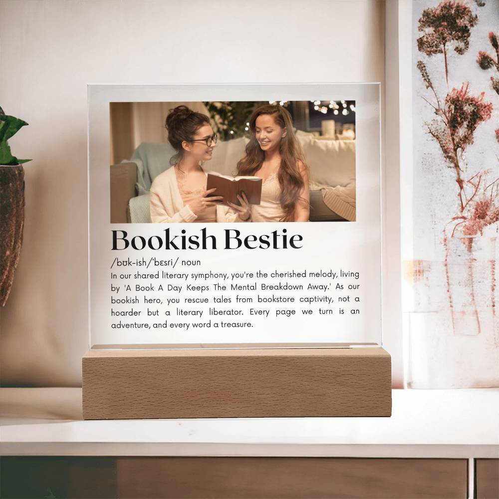 Bookish Bestie - A Literary Liberator Acrylic Square