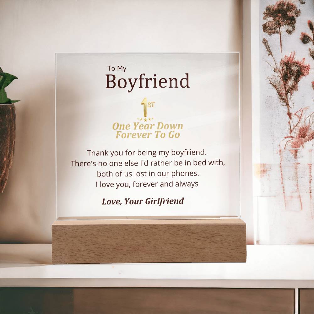 Boyfriend - No One Else Square Acrylic Plaque