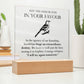 May The Odds Be Ever In Your Favour - Hardships Forge An Extraordinary Destiny Acrylic Square