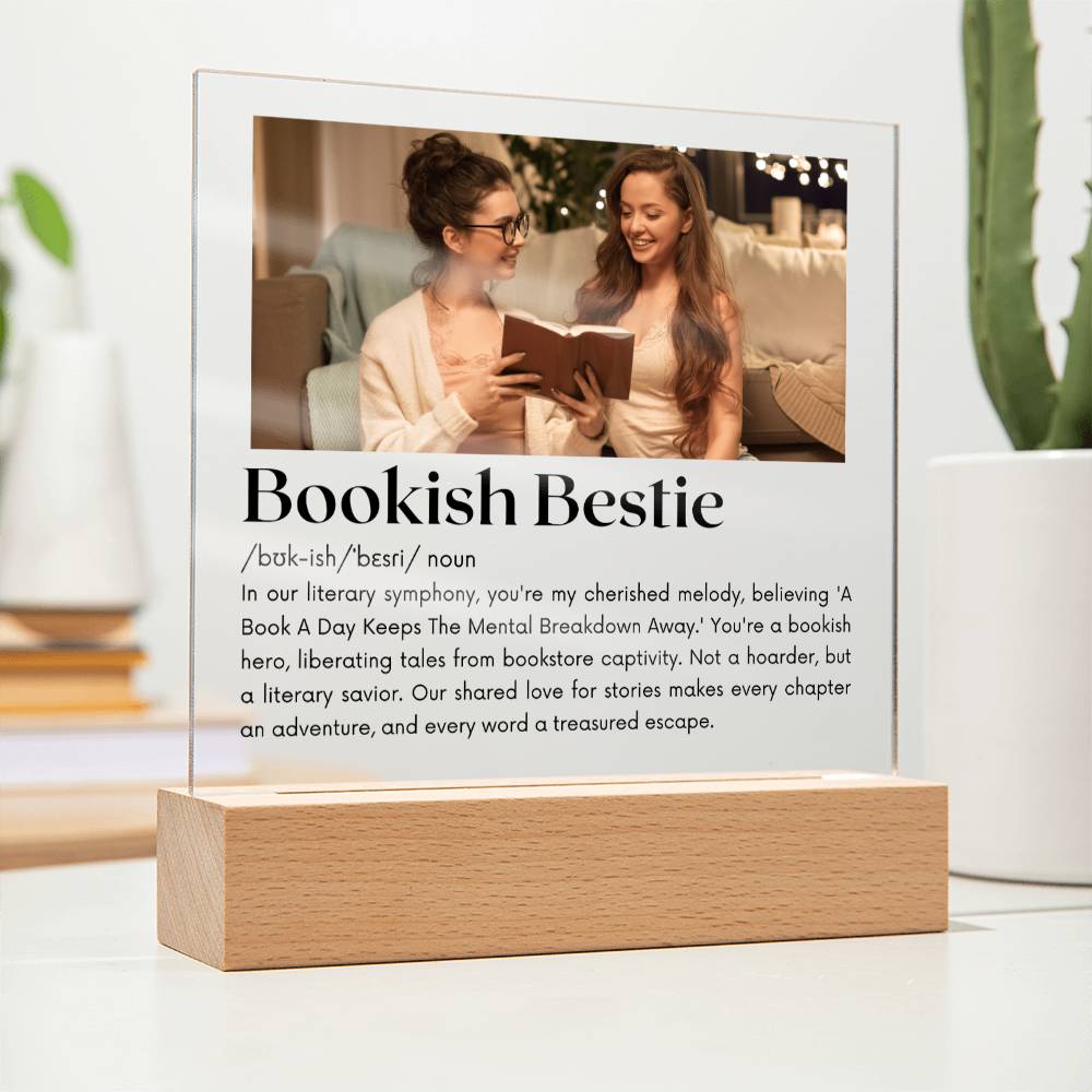 Bookish Bestie - A Literary Savior Acrylic Square