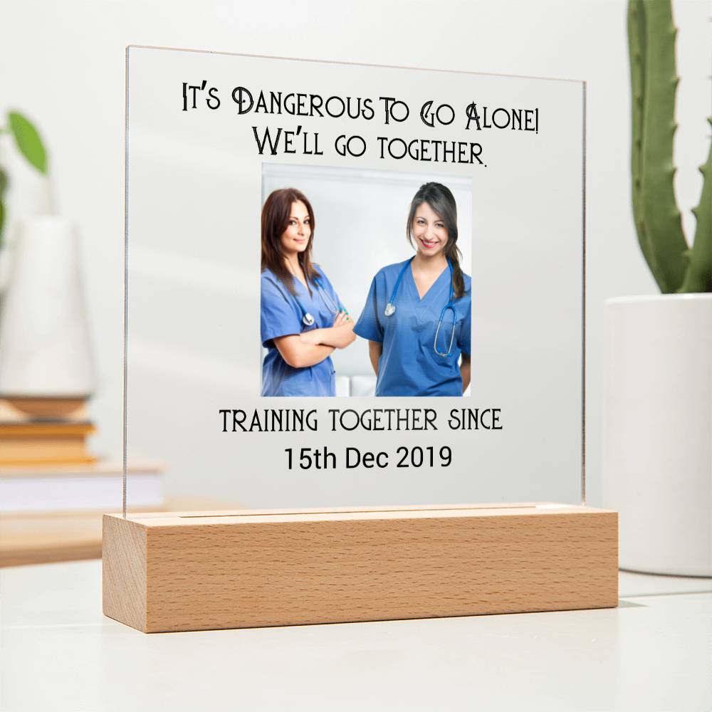 Best Friends Nurse Training Acrylic Square