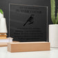 May The Odds Be Ever In Your Favour - Hardships Forge An Extraordinary Destiny Acrylic Square