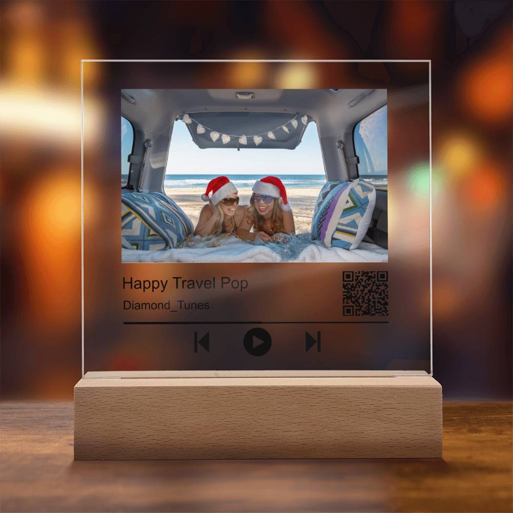 Christmas Girls Trip No Name Square Acrylic Plaque