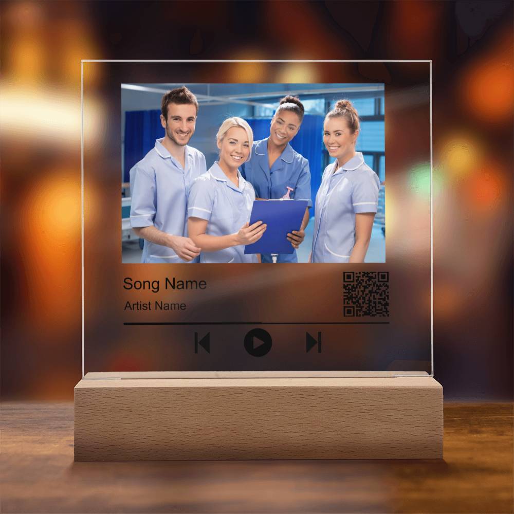 Nurse Without song name Square Acrylic Plaque