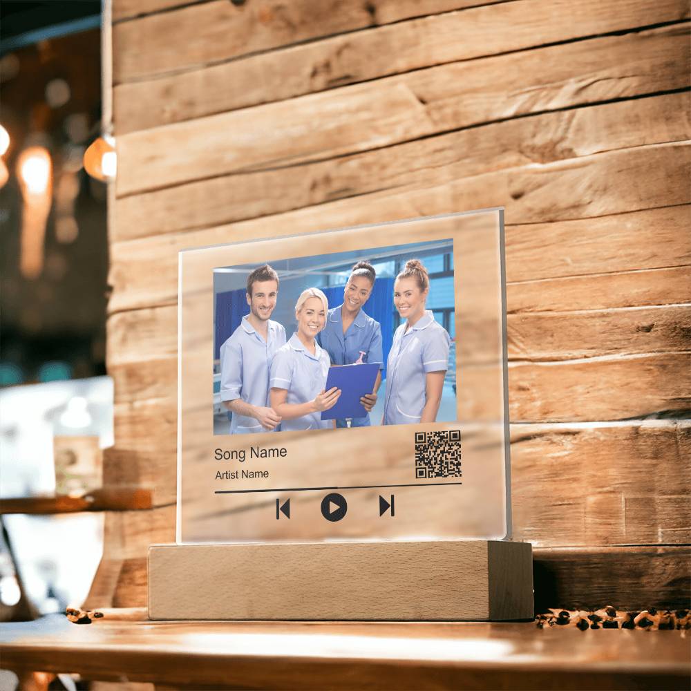 Nurse Without song name Square Acrylic Plaque