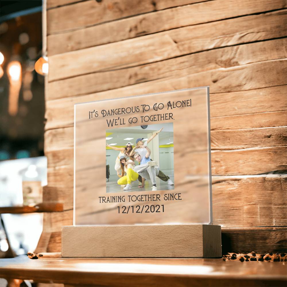 Best Friends Dancing Training Acrylic Square