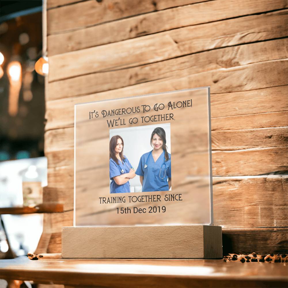 Best Friends Nurse Training Acrylic Square