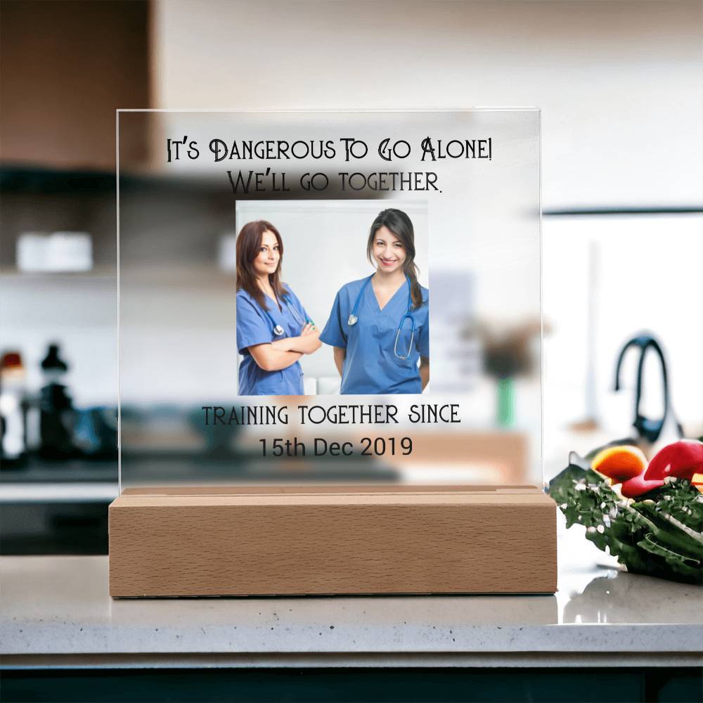Best Friends Nurse Training Acrylic Square