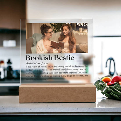 Bookish Bestie - Bookish Hero Acrylic Square