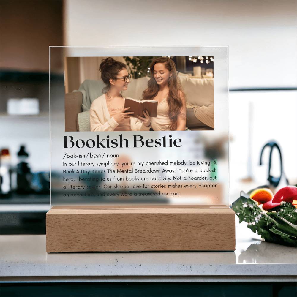 Bookish Bestie - A Literary Savior Acrylic Square