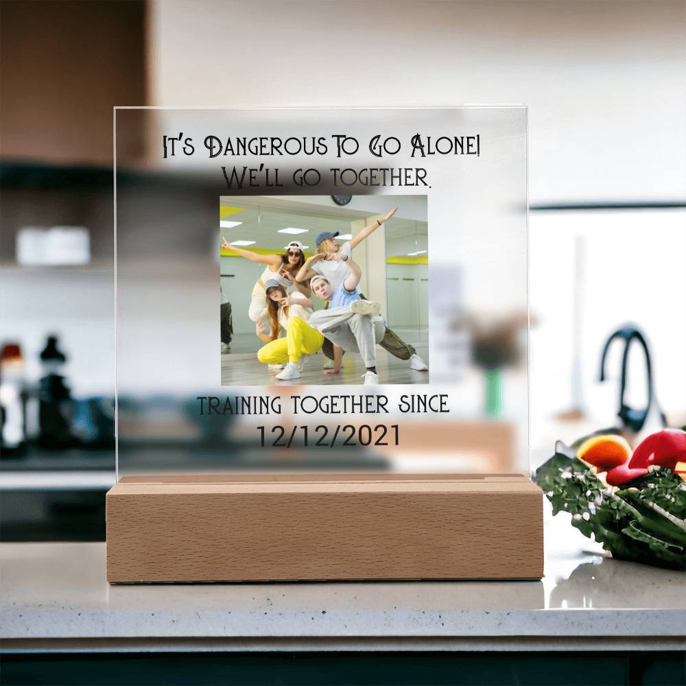 Best Friends Dancing Training Acrylic Square