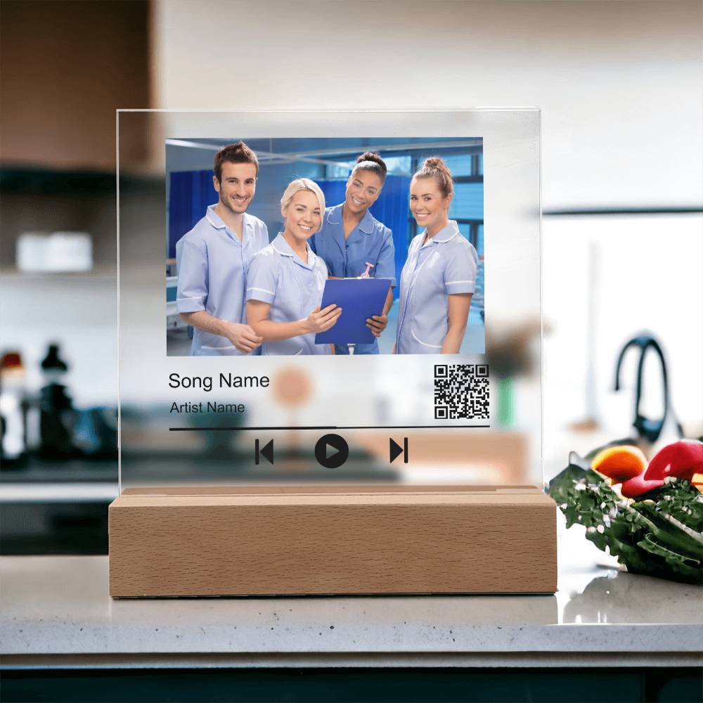 Nurse Without song name Square Acrylic Plaque