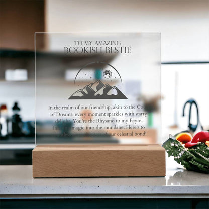 Bookish Bestie - Infusing Magic Into the Mundane Acrylic Square