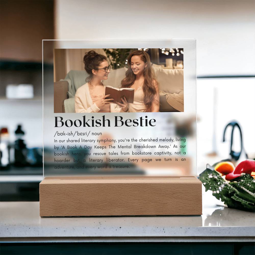 Bookish Bestie - A Literary Liberator Acrylic Square