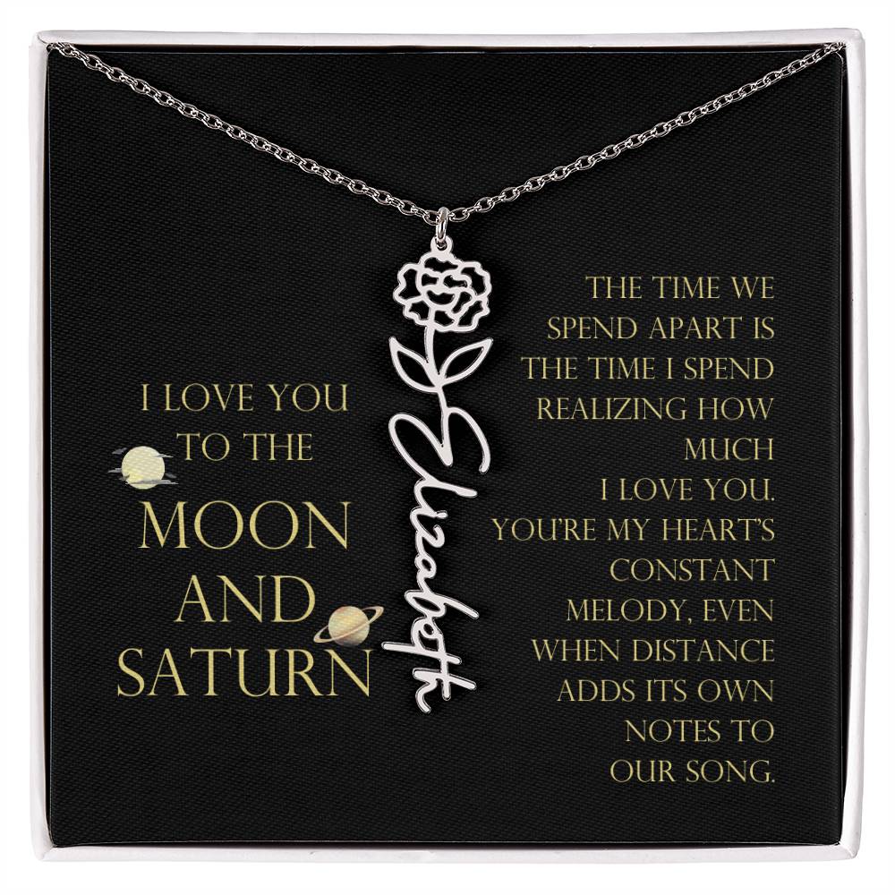 Love You To Moon and Saturn - Time Spend Apart, My Hearts Constant