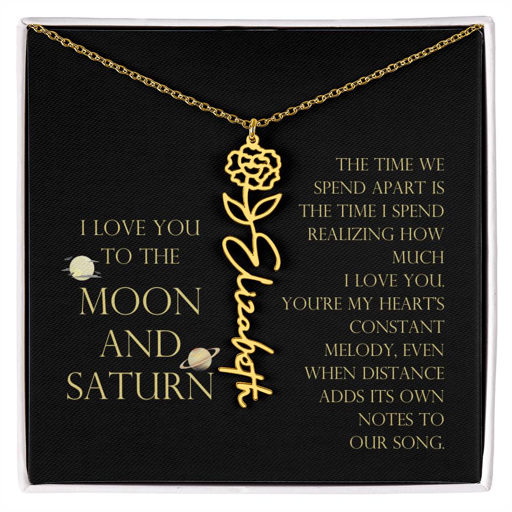 Love You To Moon and Saturn - Time Spend Apart, My Hearts Constant