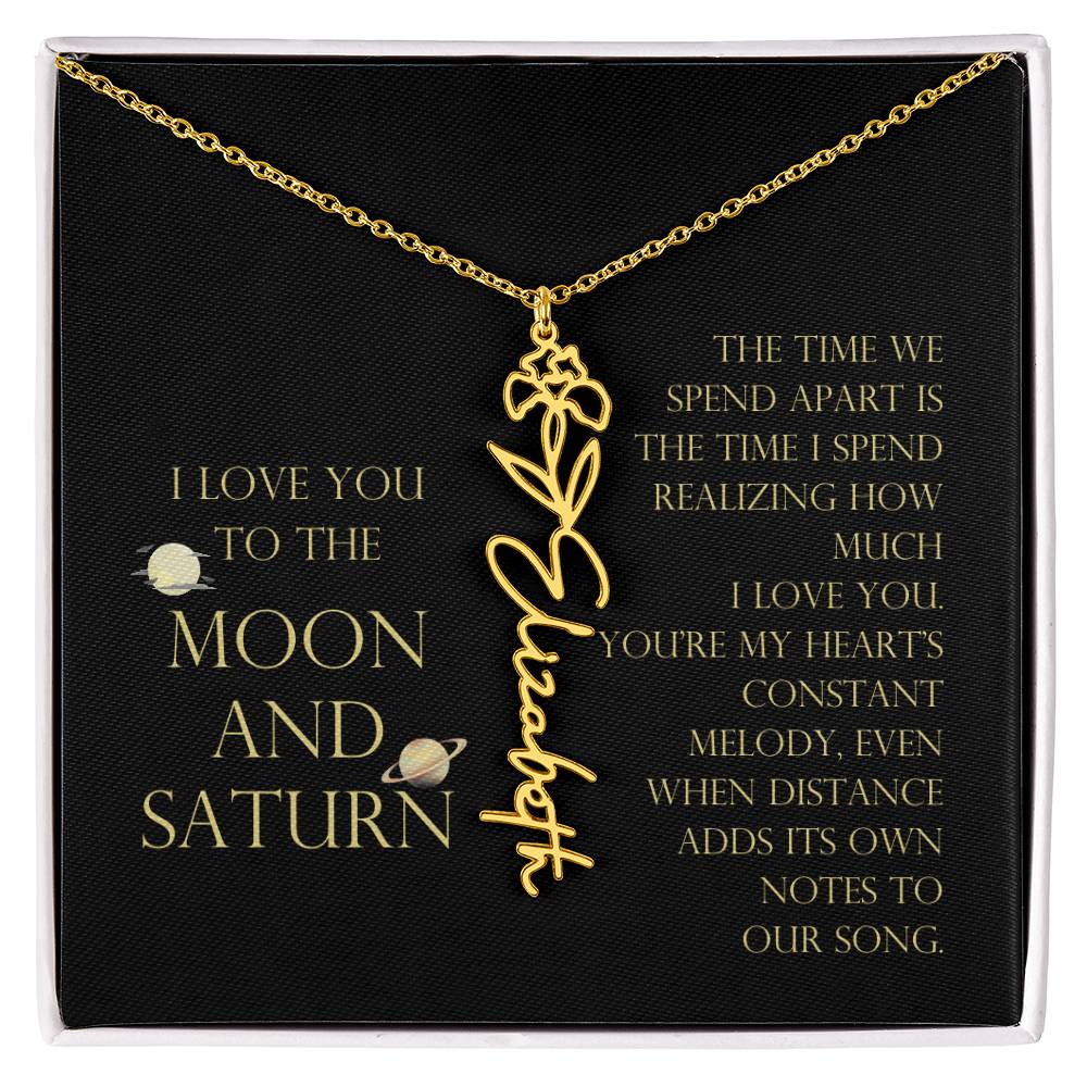 Love You To Moon and Saturn - Time Spend Apart, My Hearts Constant