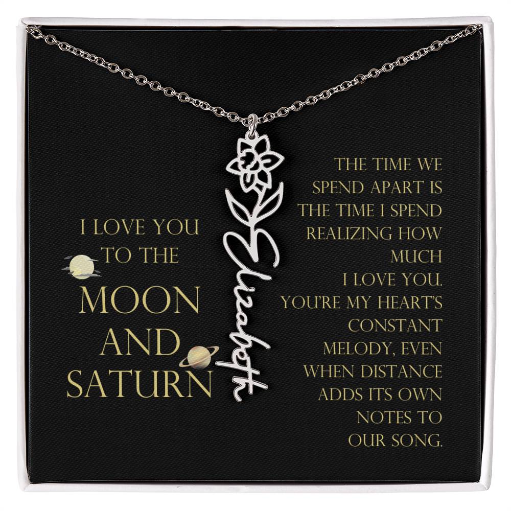 Love You To Moon and Saturn - Time Spend Apart, My Hearts Constant