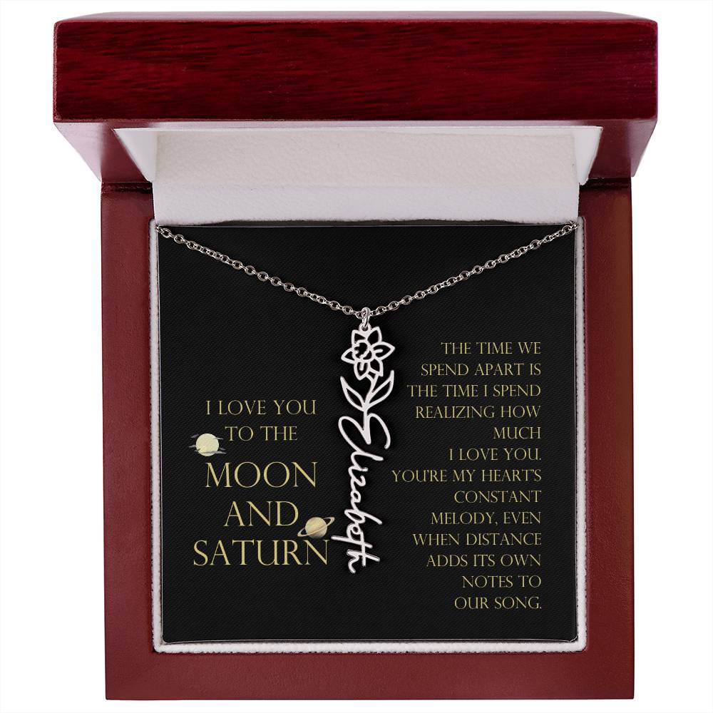Love You To Moon and Saturn - Time Spend Apart, My Hearts Constant