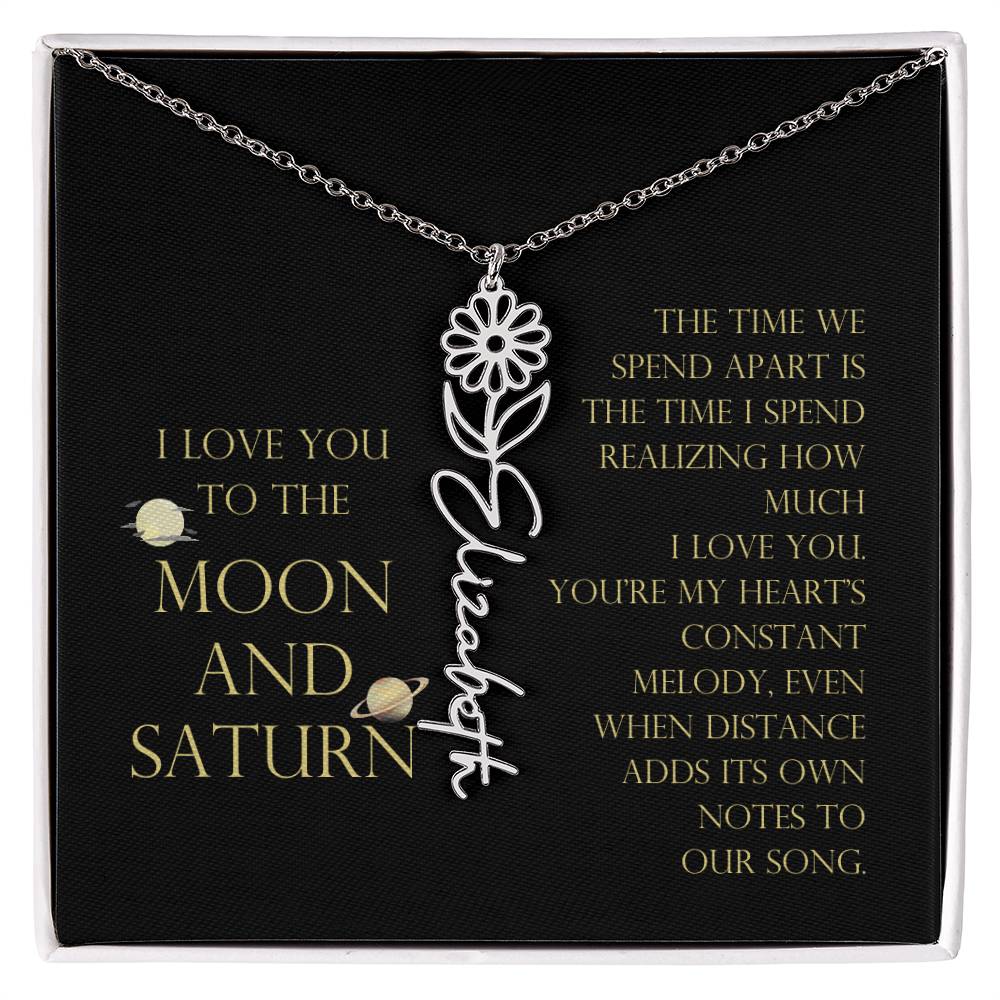Love You To Moon and Saturn - Time Spend Apart, My Hearts Constant
