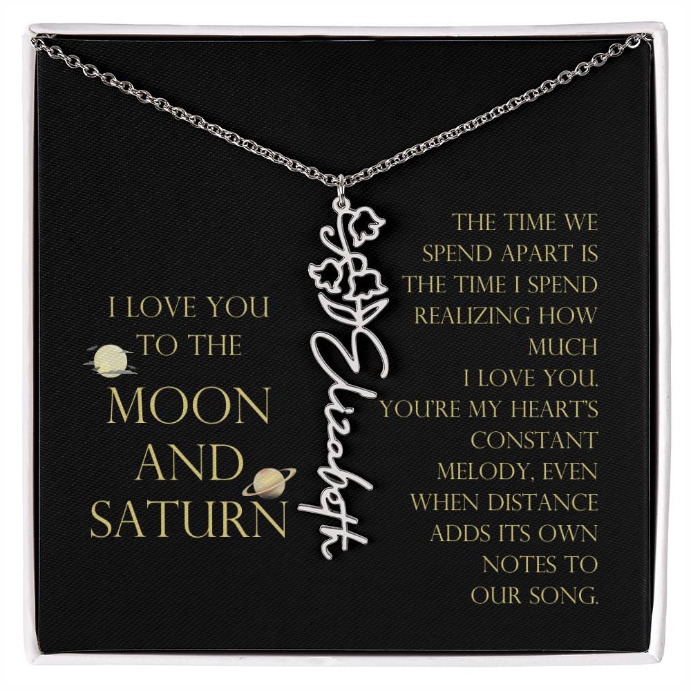 Love You To Moon and Saturn - Time Spend Apart, My Hearts Constant