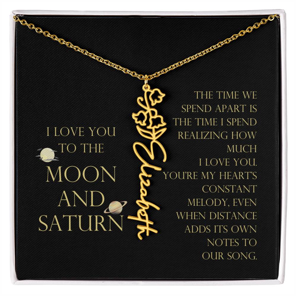Love You To Moon and Saturn - Time Spend Apart, My Hearts Constant